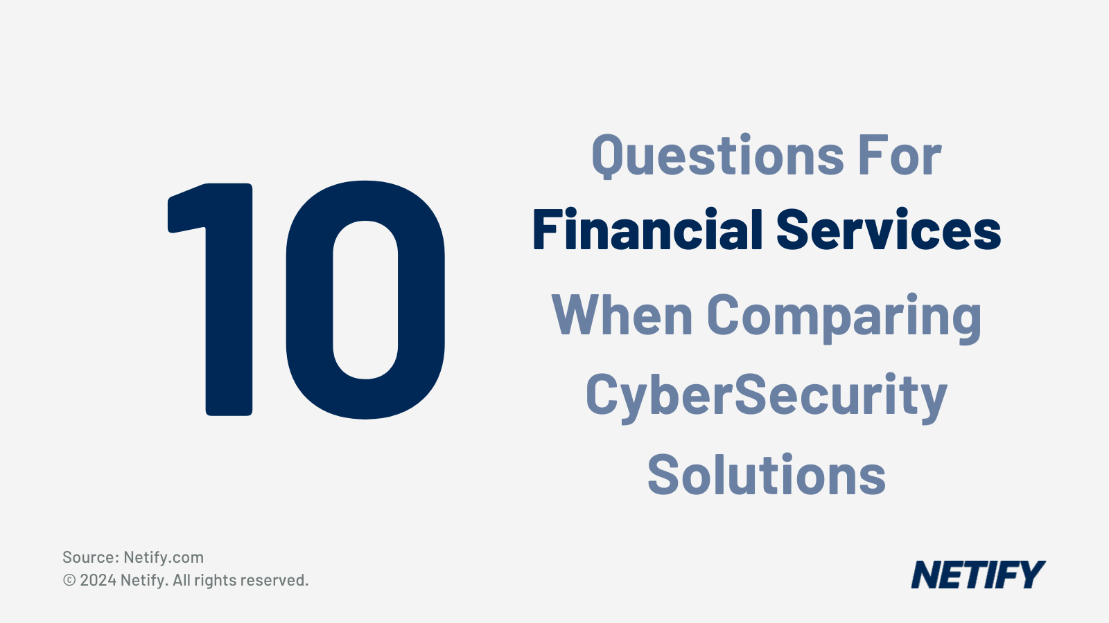 What are the top 10 Financial Services Cybersecurity questions?