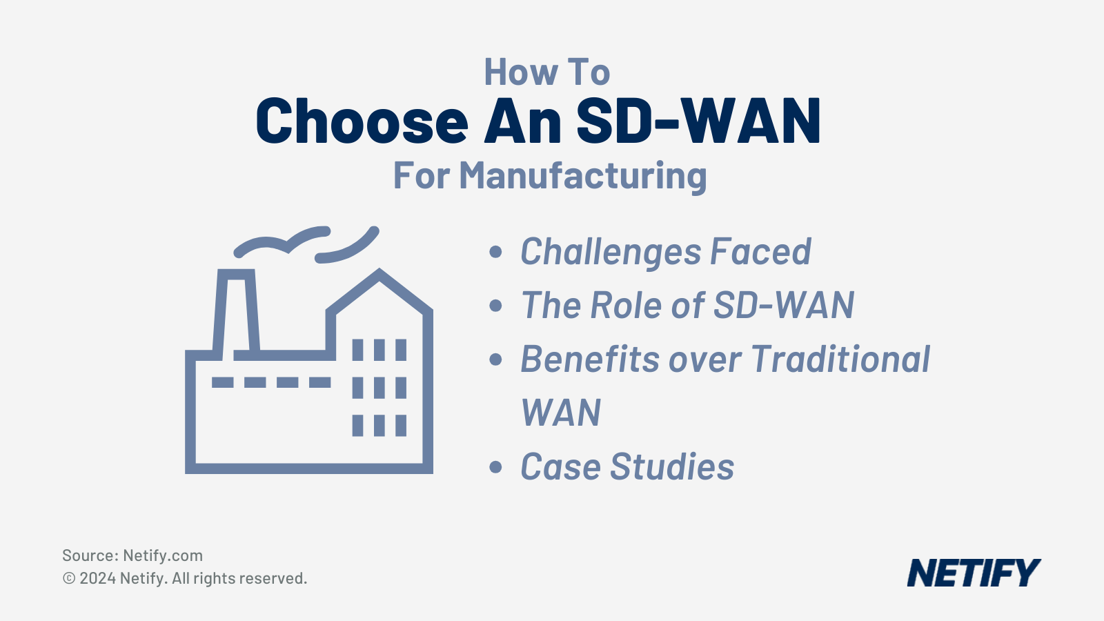 How to Choose SD-WAN for Manufacturing