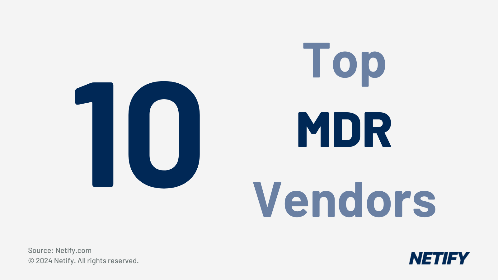 Who are the top 10 MDR vendors? (And what are the differences)